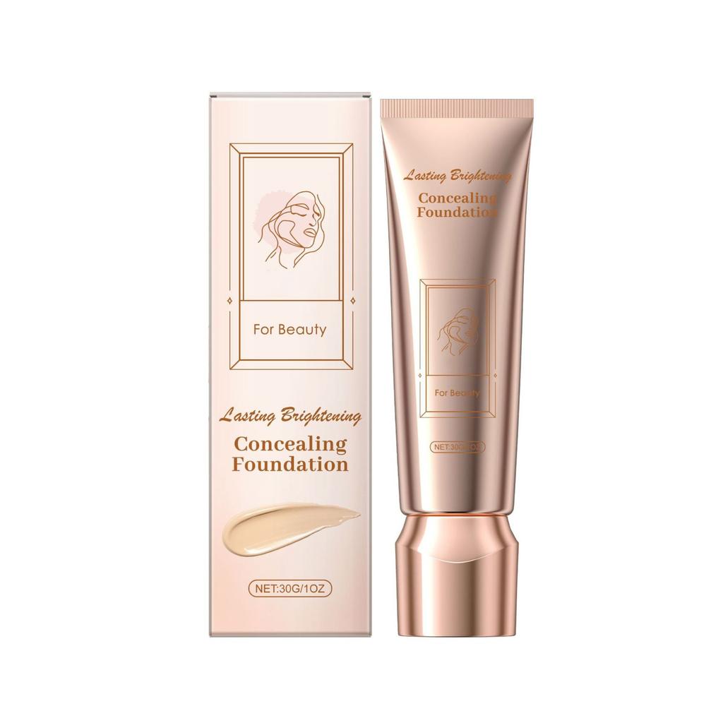 Liquid Concealer Foundation, Moisturizing Light And Lasting Without Makeup Refreshing Moisturizing Skin Care Moisturizing Liquid Foundation 30ml