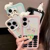 3D Чехол для телефона для iPhone 11 13 17 Pro Max 17 Air Case iPhone 13 15 16 Pro Max 12 14 Pro Max 14 15 Plus Милый 3D Котенок Мультяшный Кожаный