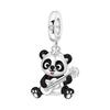 Orstarry 925 Silver Sausage Dog Animal Beads Original Pendants Bracelet Charm Jewelry Party DIY Trendy Gifts