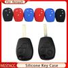Silikon Avtomobil Kaliti Qopqog'i G'ilofi Qobig'i Fob Renault DACIA Scenic Megane Kangoo Sandero Captur Twingo Modus uchun Himoyachi