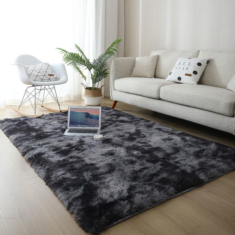 2027 Thick Area Rug Light Grey Fluffy Shag for Bedroom Ultra Soft Plush Fuzzy Washable Carpet for Living Room Dorm Nursery Shaggy Kids Baby Girls Boys