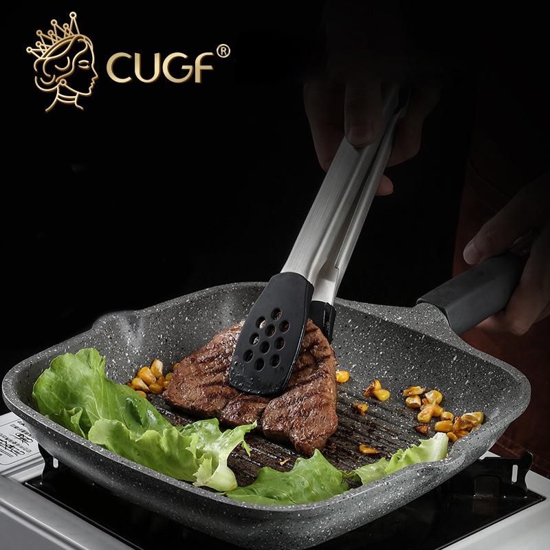 1 шт. 304 силиконовый зажим для стейка из нержавеющей стали, зажим для барбекю, зажим для еды, зажим для барбекю, зажим для еды, зажим для хлеба