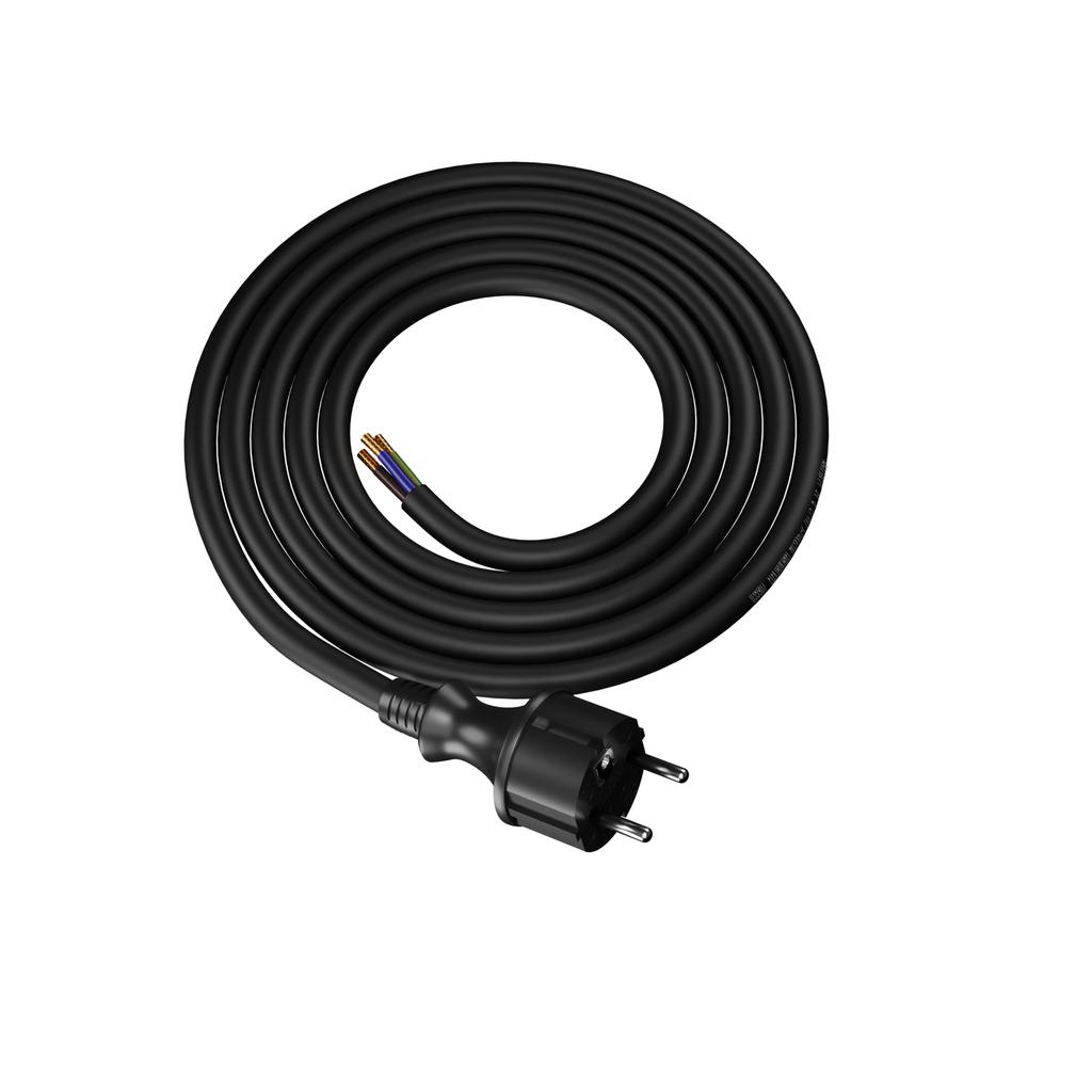 Przewód Zasilający Gumowy Z Wtyczką Prostą 1,5M 3X2,5Mm2 16A Ip44