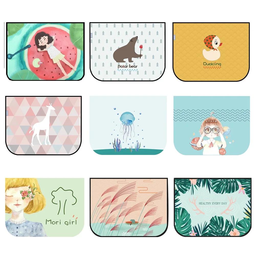 Магнитная шторка на окно автомобиля, солнцезащитный козырек, мультяшный козырек на боковое окно, защита от ультрафиолета для детей