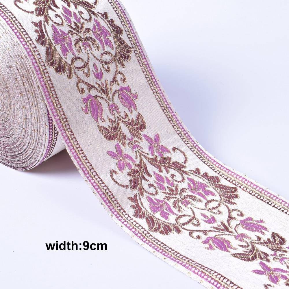 1 м красочная цветочная шотландская лента, рождественские ленты, кружевная ткань