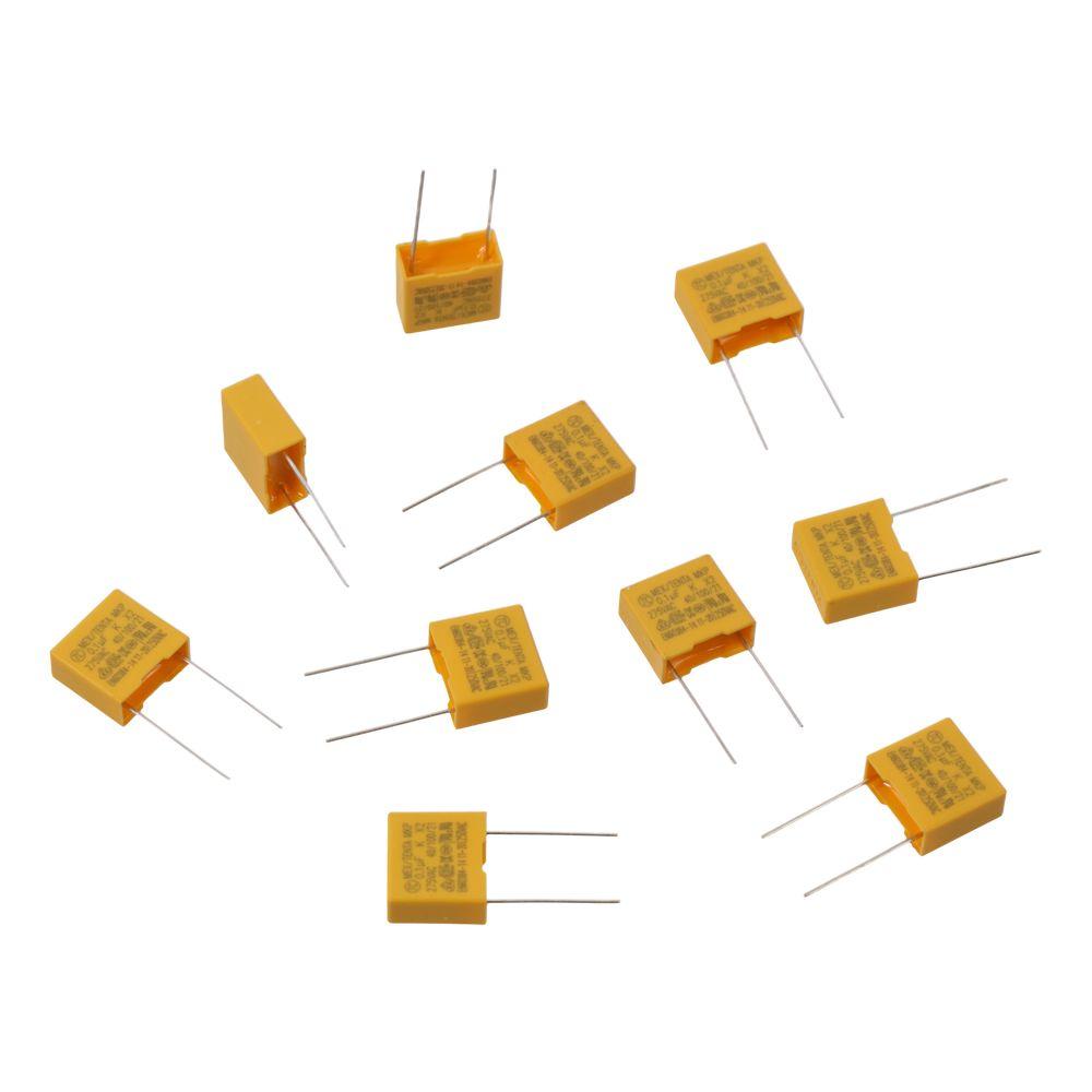 Конденсаторы 0.1 мкФ 275 В переменного тока Широкое применение