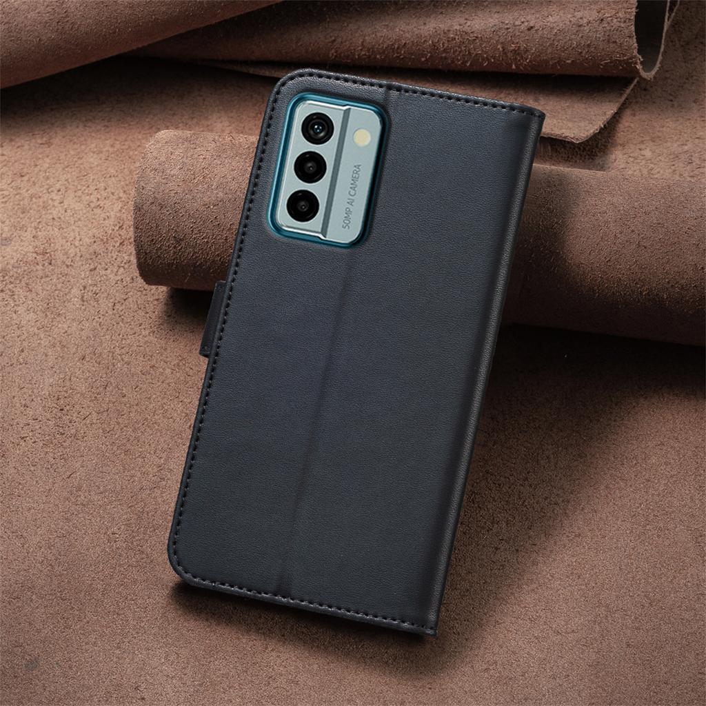 Для Nokia G42,Nokia G310,Nokia C12,Nokia C22,Nokia C32,G22,G11,G21 Lucky Grass Четырехлистный клевер с узором из искусственной кожи, откидной чехол-бумажник с подставкой, чехол для телефона