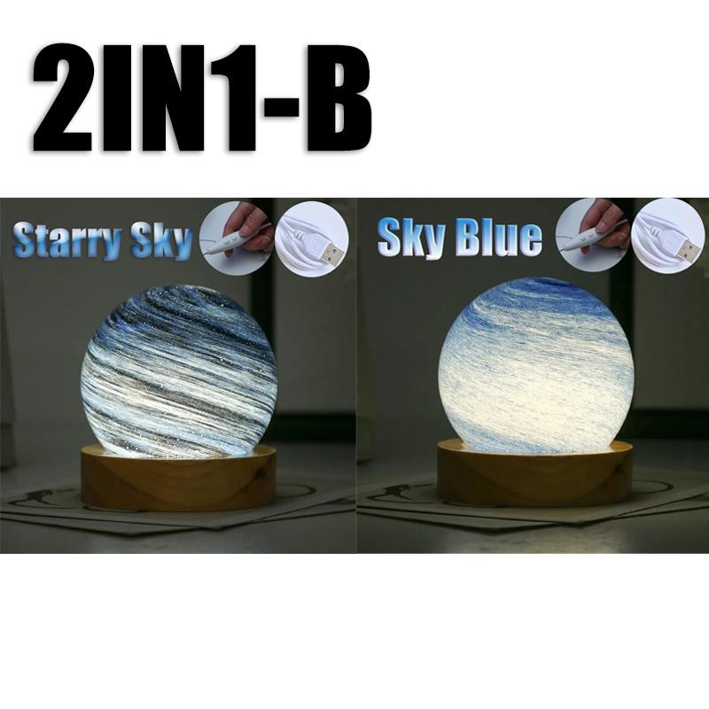 Фонарь Закат Настольная Лампа Атмосфера Радуга Лампа Блуждающая Планета Маленькая Ночная Лампа Спальня Прикроватная Лампа Подарок На День Рождения