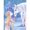 Diamond Painting Landscape Cross Stitch Unicorn Spirit 5D Diamond Embroidery Mosaic Lake Rhinestone Kit Decorations