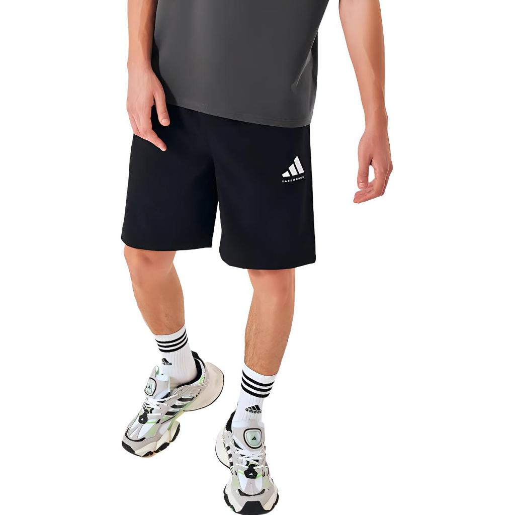 adidas Тхэквондо Повседневные шорты Унисекс Черный/Белый S21ATMSH3T-BW