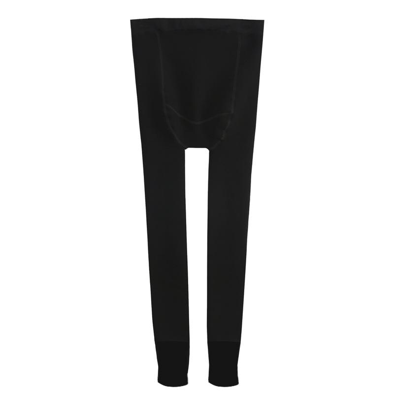 Женские нейлоновые леггинсы для беременных - теплые хлопковые с бархатной подкладкой для осени и зимы, цельные колготки большого размера