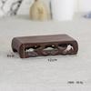 Vintage Wooden Tea Tray Rectangle Teapot Vase Display Stand Bonsai Statues Stone Pedestal Display Pedestal Flowerpot Home Decor