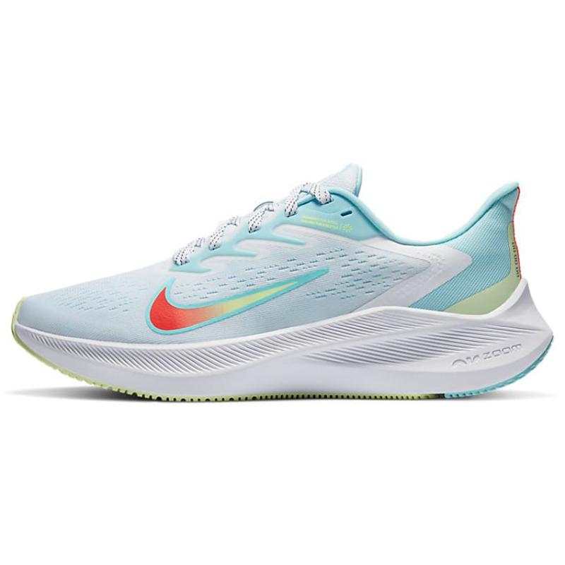 Nike Air Zoom Winflo 7 White Glacier Ice Women's Sneakers CJ0302-101
