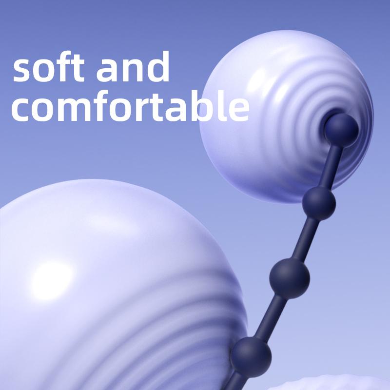 10 Вибрирующих Шариков с Петлей Анальные Пробки Открытый Анус Преддверие Маленький Хвостик Пробки для Задницы Взрослые Мужские Массаж Простаты Взрослые Секс-Игрушки 18+