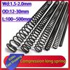 65Mn Wire diameter 1.5mm /2.0mm Long Spring Compression Spring Length 100mm 150mm 200mm 250mm 300mm 400mm 500mm