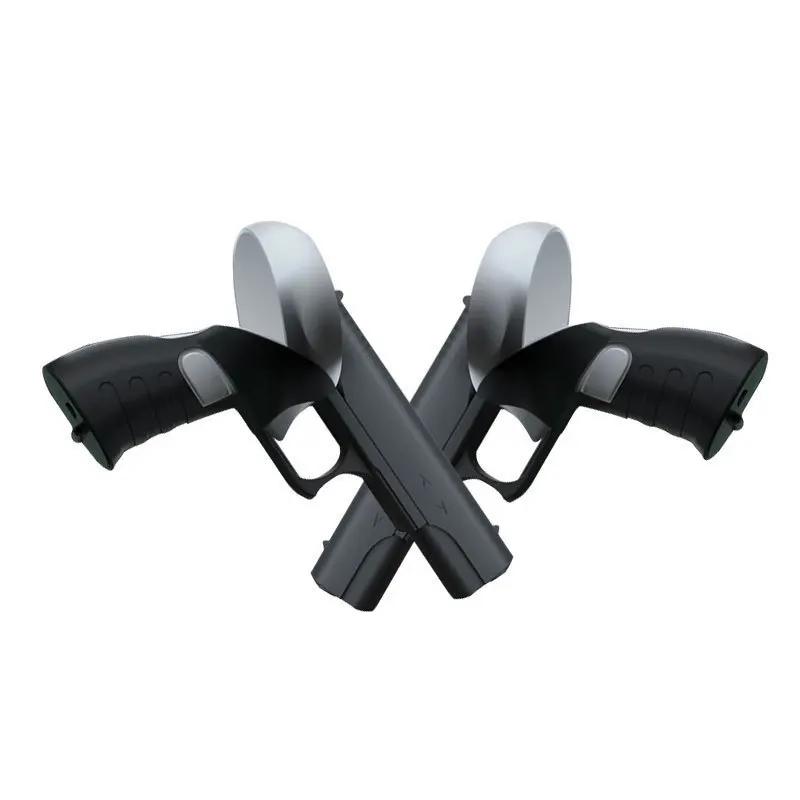 Игры VR Пистолет Для Oculus Quest 2 Сенсорный Контроллер Рукоятка Пистолета Улучшенный Игровой Опыт Шутера от Первого Лица VR Аксессуары