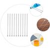 Coffee Mixing Stick Beverage Stirrers Ice Drink Stirrers Coffee Mixing Spoons Metal Mixing Stick Party Drink Swizzle Stick