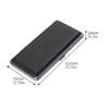 1Pc New Leather Metal Cigarette Case Holds 14 Cigarettes for Cigarettes,Extra Long Cigarette Case with Enlarged PU Leather