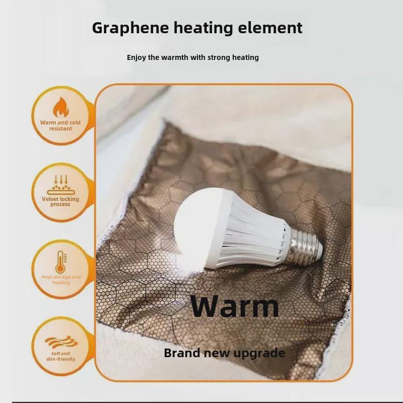 Брюки мужские из утолщенного хлопка и бархата больших размеров из овчины - зимние теплые повседневные брюки из графена больших размеров