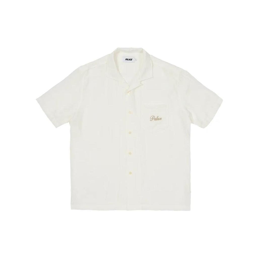 Palace Мягкие белые топы унисекс Flexy Shirt P24SHT027