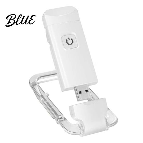Закладка Светодиодная Лампа для Чтения Книг USB Зарядка Перезаряжаемая Регулируемая Яркость Зажим для Общежития