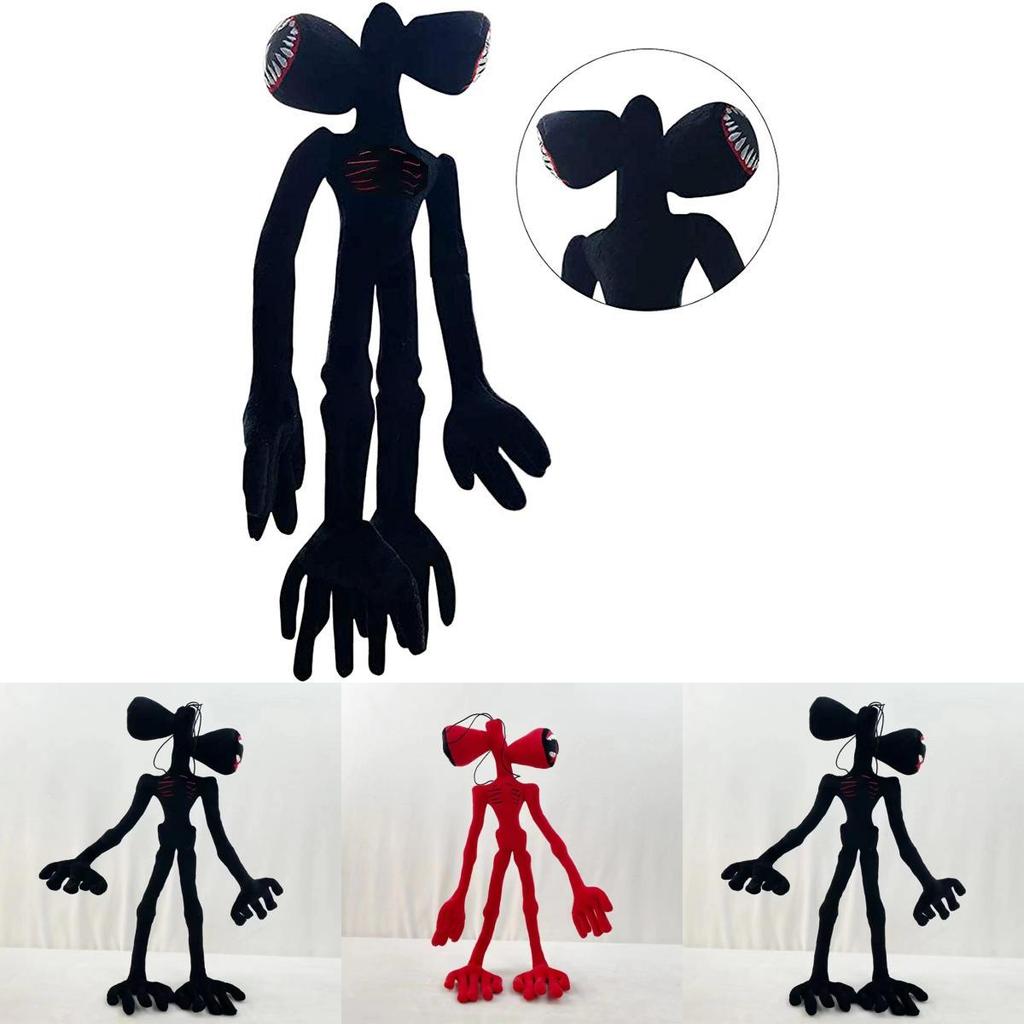 Плюшевая игрушка Голова Сирены 21,6 дюйма, мягкая набивная кукла, идеально подходит для фанатов ужасов и коллекционеров