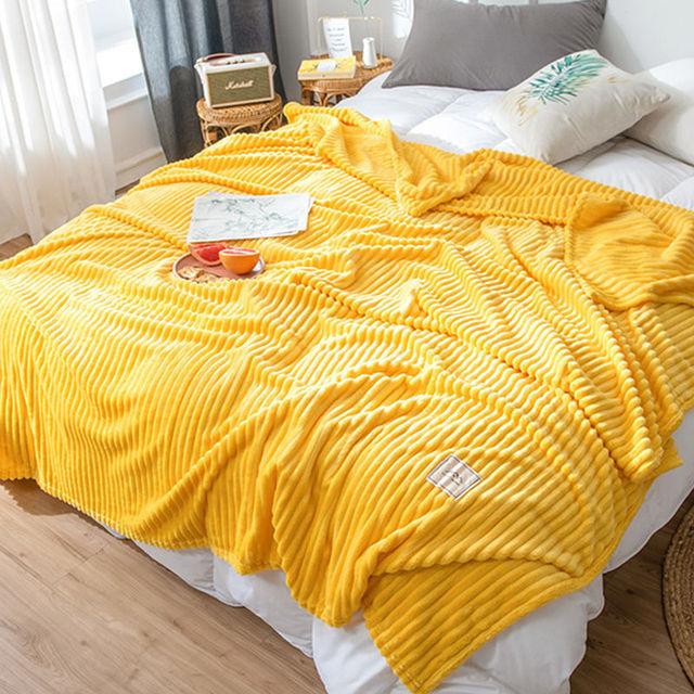 Blanket Thickened Coral Fleece Blanket Nap Quilt Flannel Sheets Office Lunch Break Air Conditioner Milk Velvet Quilt Keep Warm