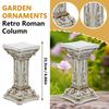 Vintage European Roman Column Ornament Display Stand Base Nostalgic Photography Props Sculpture Garden Decoration Ornament