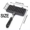 Long Handle Waffle Baking Pan Rectangle Toast Frying Pan Waffle Maker Machine  Kitchen Cookware