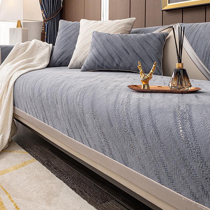 Подушка для дивана Four Seasons Универсальная нескользящая подушка High Sense Простая современная легкая роскошная кожаная ткань для дивана Полотенце на спинку