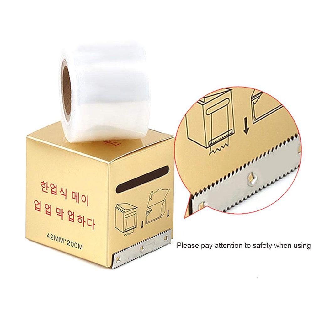 1 рулон татуировки прозрачная пленка пластиковая пленка перманентная татуировка одноразовые губы нетоксичный макияж T T2Z2