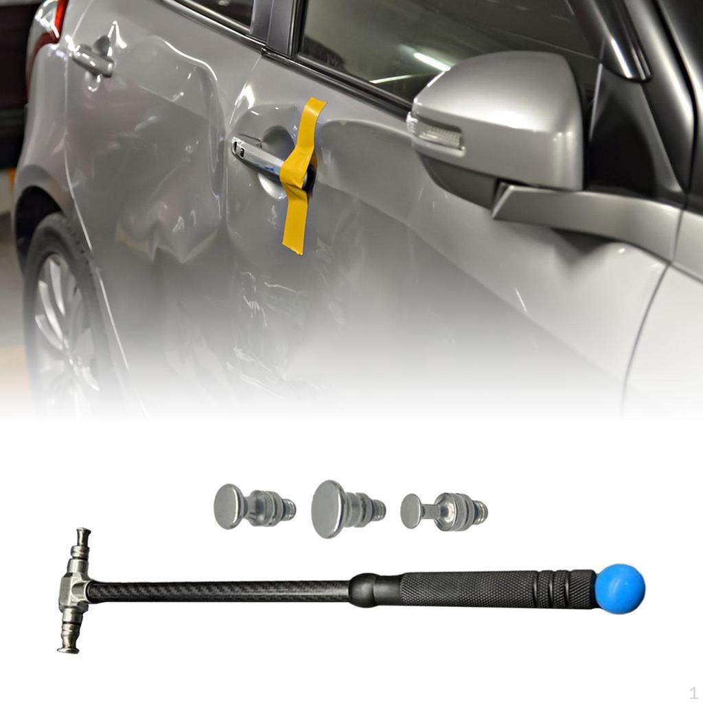 Car Body Paintless Dents Repair Tool Tools Hammer Lightweight Universal with Heads for Metal