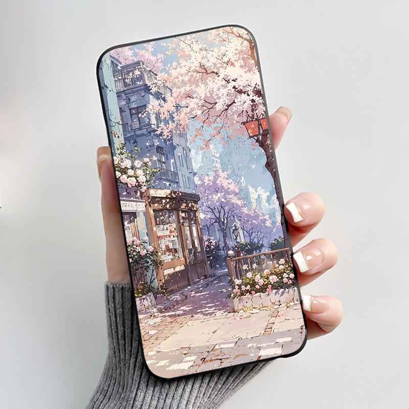 Корпус Для Nokia 106 2G 2023 106 4G 2023 Чехол Эстетичный Роскошный Милый Крутой Мальчики Девочки Мягкий Силикон Черный Матовый Чехол-Бампер для Телефона