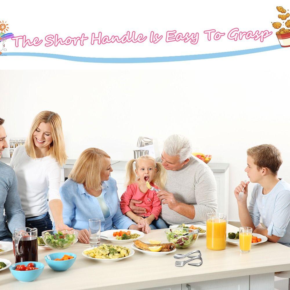 with Storage Box Cute Training Spoon Fork Stainless Steel Toddler Training Utensils  Kitchen
