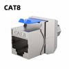 Natalink 10PCS RJ45 Cat8 Cat7 Cat6A Shielded Keystone Jacks, RJ45 STP Tool-Less Type Zinc Alloy Module Shielded Keystone Jack