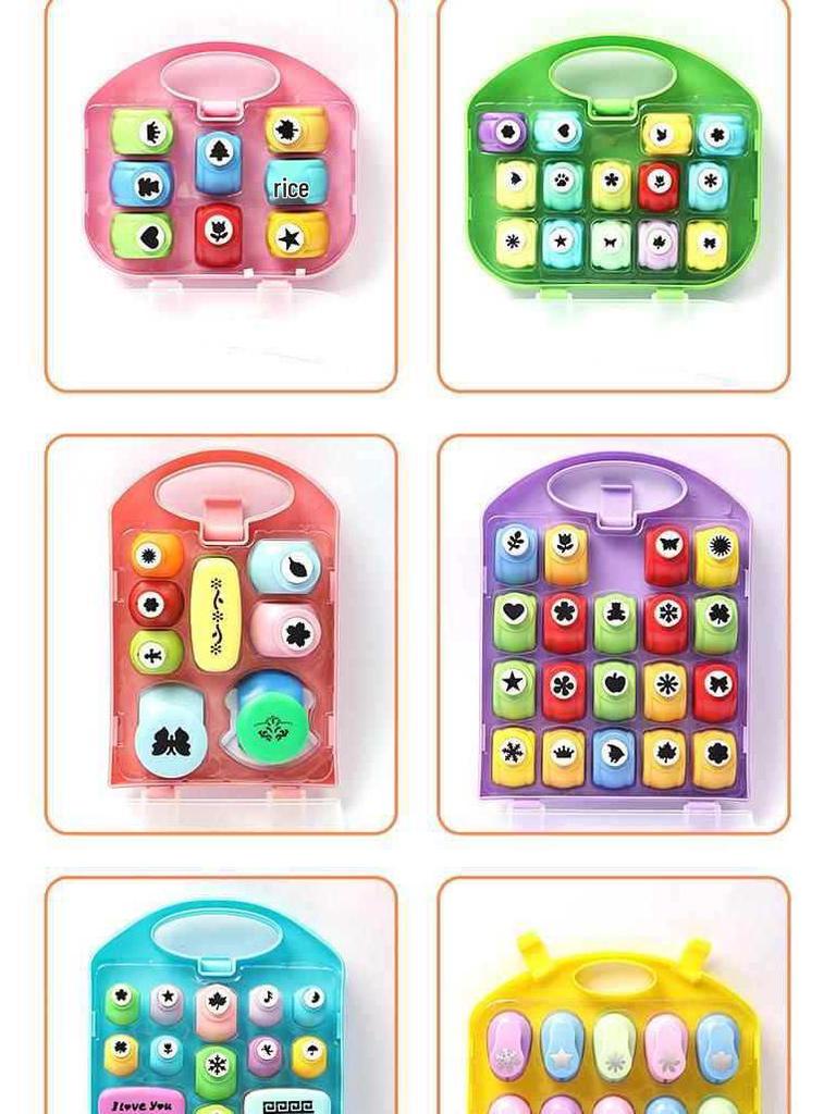 Kids' DIY Paper Puncher: Effort-Saving Embosser Set for Kindergarten Art Projects