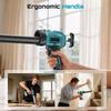 Rechargeable Adhesive Gun Cordless Electric Caulking Gun 300ml Sealant Glue Silicone Adhesive No Drip Caulk Power Tool