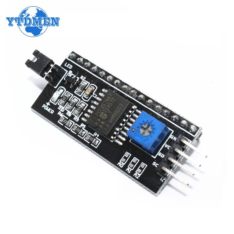 LCD1602 LCD Module 1602 5V Blue Screen Character Display Module with IIC/I2C Interface Adapter Board