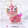 Chinese Lion Dance Cartoon Keychain Pendant