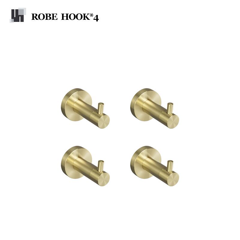 Аксессуары для ванной комнаты из матового золота, настенный держатель для туалетной бумаги, держатель для полотенец, подстаканник, ершик для унитаза, фурнитура, подвеска