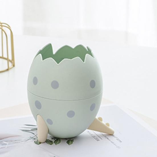 Подставка для ручек в виде яйца динозавра, съемный ящик для хранения канцелярских принадлежностей, практичный органайзер для стола для ручек