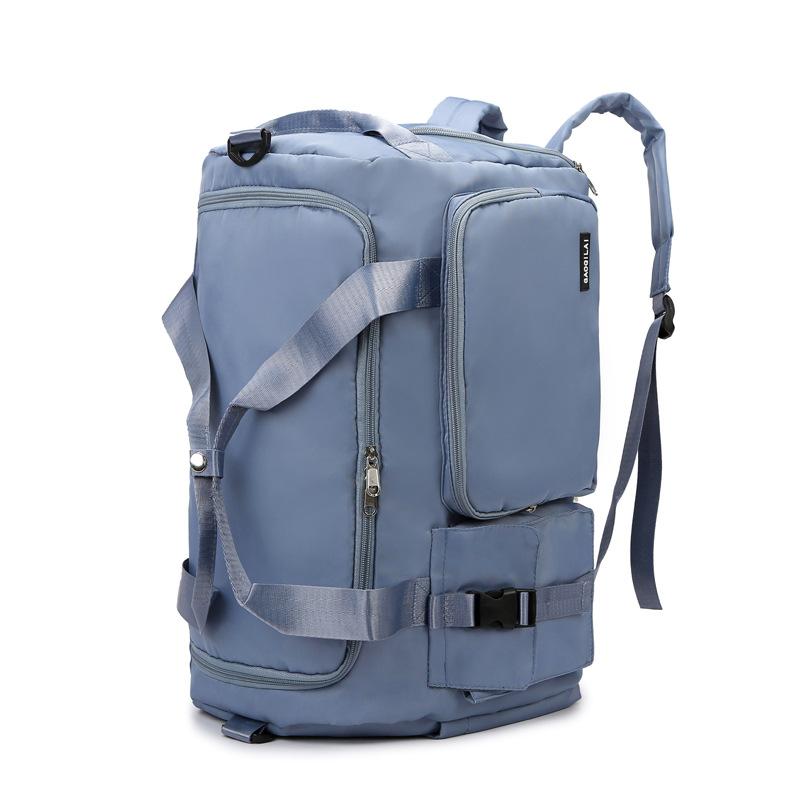 Женская многофункциональная дорожная сумка большой вместимости с отделением для сухих и влажных вещей, легкая, для перевозки и хранения багажа, чехол для сумки на колесах, сумка для спортзала