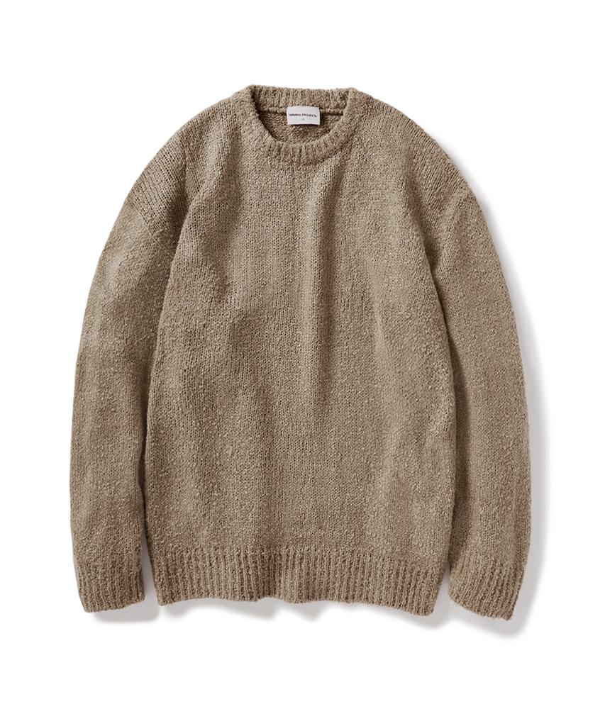 MINIMALPROJECT Boucle Round Knit Mnt104 [Beige]