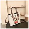 Contrast Color Cute Tote Bag, Large Capacity Fashion Choice.