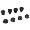 4pcs RC Wheel Hex Coupler Kit Professional Aluminum Alloy Wheel Hex Hubs Adapter for ARRMA 1 8 RC Car Black