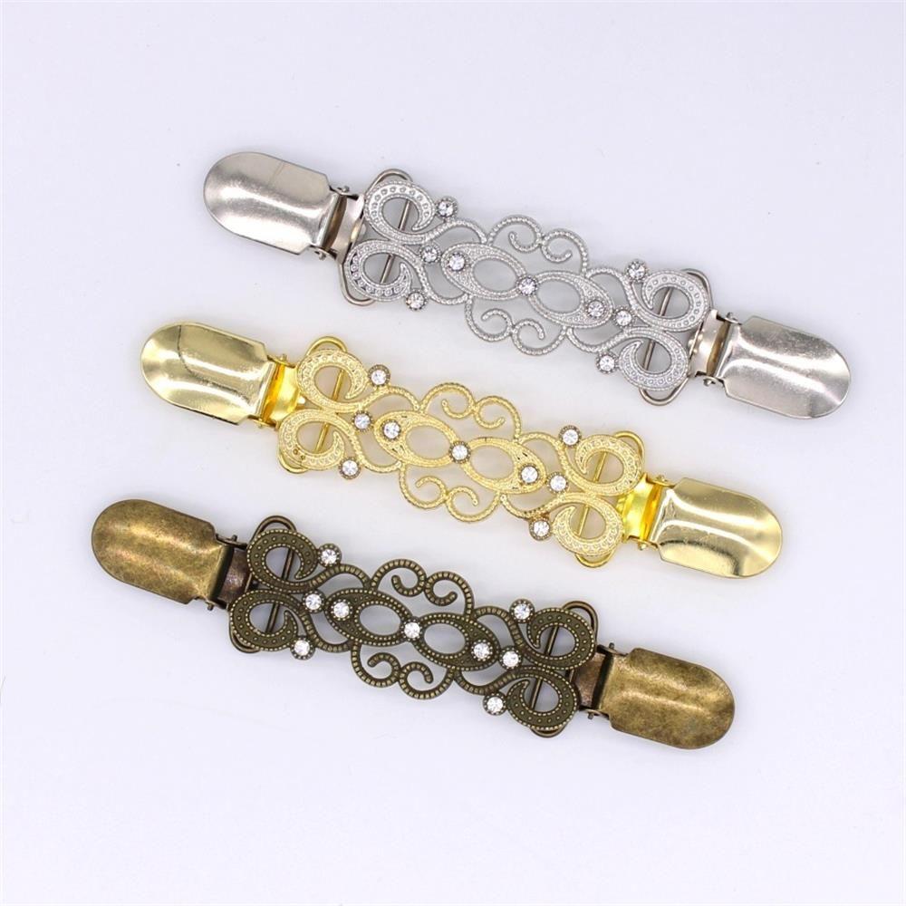 Charm Gift Winter Shirt Collar Retro Sweater Blouse Pin Duck Clip Clasps Cardigan Clip Shawl Brooch