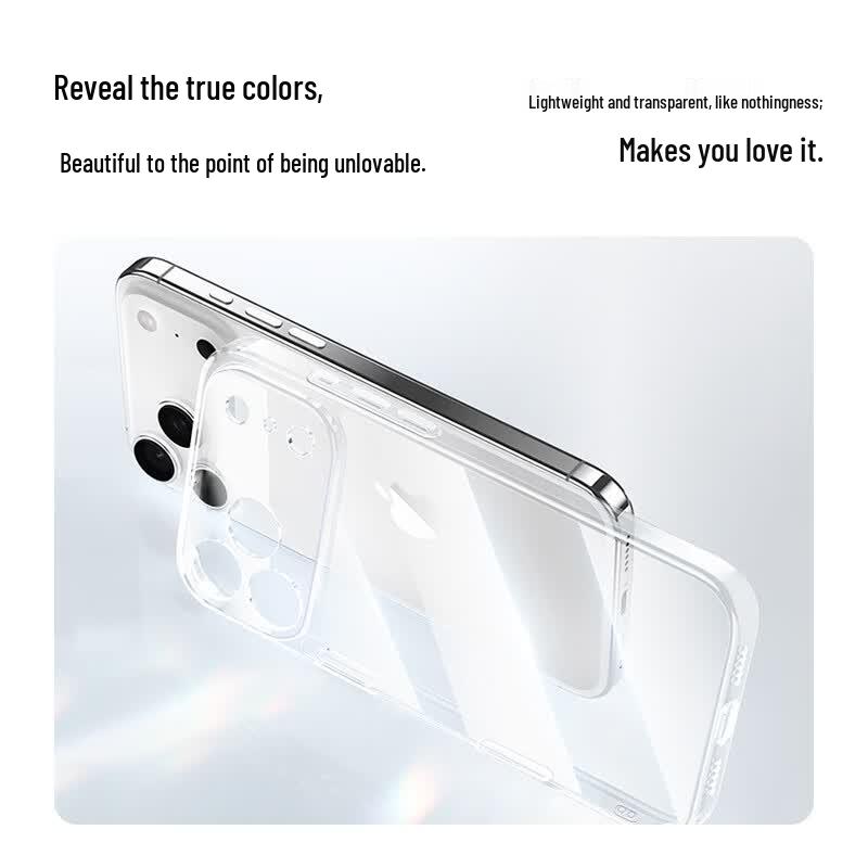 Snowkids Ultra-Thin Transparent Phone Case for iPhone 17 Pro Max