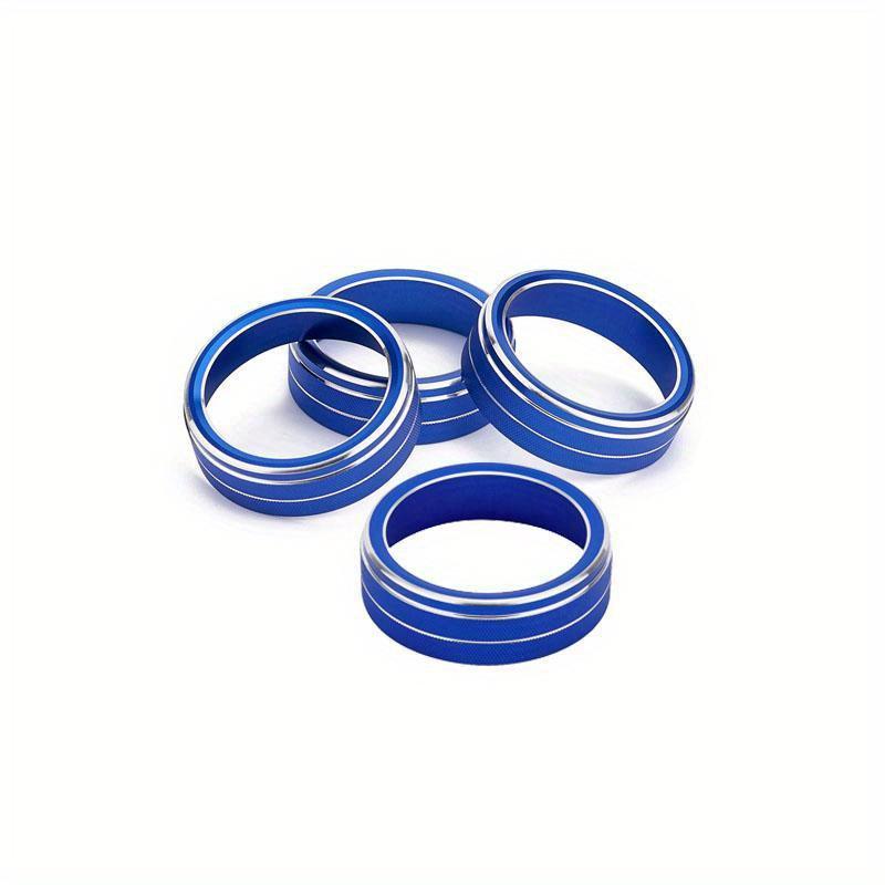 4 шт. алюминиевый сплав автомобильный кондиционер регулятор громкости декоративные кольца наклейки для Volvo S60 V60 XC60 S80 V40 аксессуары