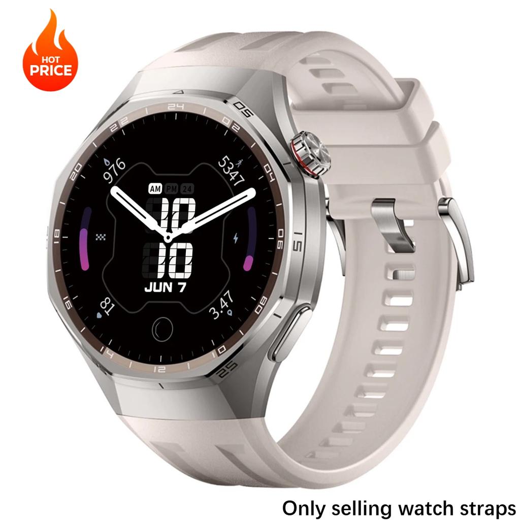 Силиконовый ремешок без зазоров для Huawei Watch GT6 Pro 46 мм Официальный Мягкий Регулируемый Спортивный ремешок для GT6Pro 46 мм Ремешок с Быстросъемным креплением
