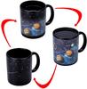 Ceramic Cup Color Change Cup  Friend Gift Student Breakfast Cup Star Solar System Cup